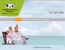 Tablet Screenshot of eljardindelaarmonia.com